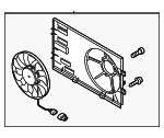 7P6121203C - Cooling System: Fan Assembly for Volkswagen Image