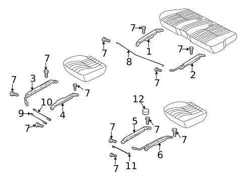 Tracks & Components for 1998 Nissan Frontier #0