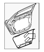 32422023 - Body: Door Shell for Volvo: S60 Image