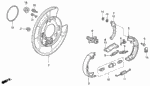 43367SX0J01 - : Spring B, Brake for Honda Image