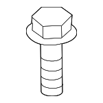 64195B8000 - Body: Radiator Support Bolt for Kia: Forte, K4, K900, Rio, Sedona, Soul, Soul EV, Sportage Image