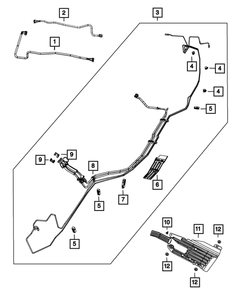 Fuel Lines and Tubes for 2020 Jeep Grand Cherokee #1