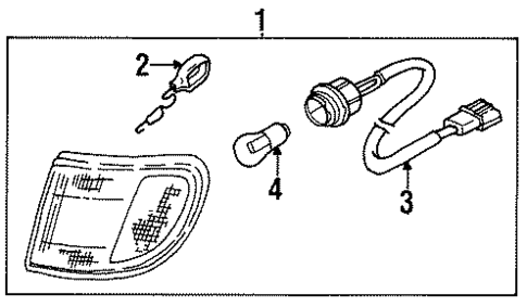 Signal Lamps for 1995 Kia Sportage #0