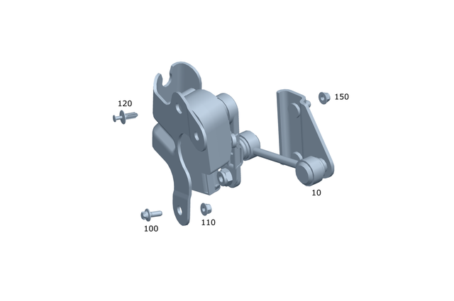 2075400717 - Rear Axle: Turning Angle Sensor for Mercedes-Benz Image image