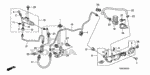17713SA5003 - Chassis: CLAMP, FUEL VENT PIPE (BLACK) for Honda Image