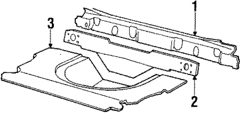 Rear Body for 1985 Chevrolet Citation II #0