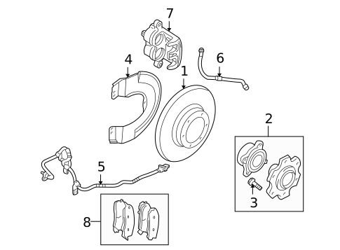 Front Brakes for 2006 Mitsubishi Lancer #0