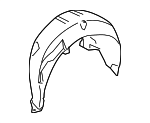 12786022 - : Wheel Arch Liner for Saab: 9-3, 9-3X Image