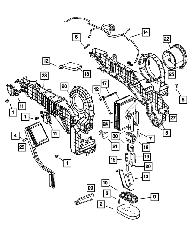 5019172AA - Air Conditioning &amp; Heater: Bolt And Washer for Mopar Image image