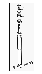 203326100028 - : Shock Absorber for Mercedes-Benz Image