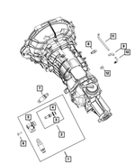 68029168AA - TR6060; 6-Speed; Manual Transmission: Reverse Lockout Solenoid Assembly for Mopar Image