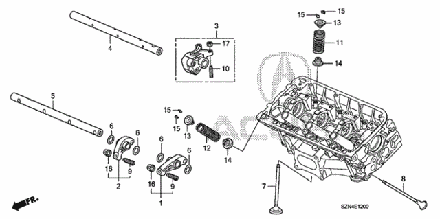 Valve - Rocker Arm (FR.) for 2012 Acura ZDX #0