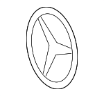 9981085009792 - Accessories: Deck Lid Emblem for Mercedes-Benz Image