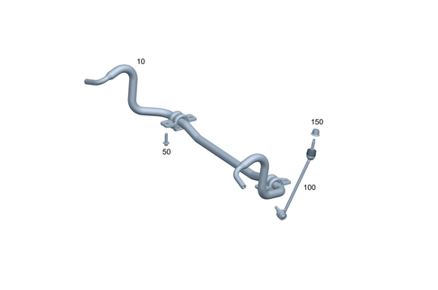 Front Torsion Bar for 2024 Mercedes-Benz EQE 500 #0