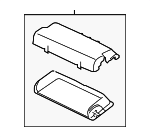 T2H23526PVJ - Body: Holder for Jaguar: E-Pace, F-Pace, I-Pace, XE, XF Image