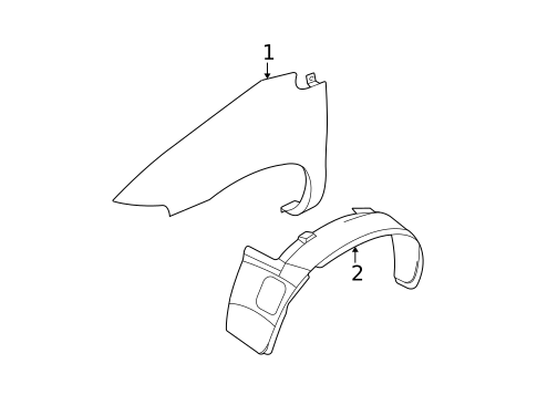 Fender & Components for 2004 Dodge Grand Caravan #0