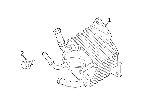 Trans Oil Cooler for 2021 Nissan Qashqai #0