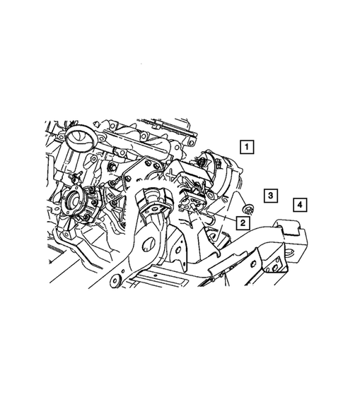 Engine Mounting for 2005 Dodge Magnum #10