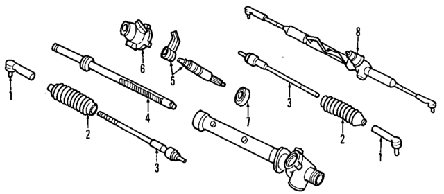 4900M0W015NW - : Value Advantage™ RACK AND PINION for Nissan Image