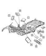 68000147AA - Electrical: Occupant Restraint Module for Mopar Image