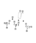 6QB48WT5AB - Interior Trim: Seat Base Panel for Jeep: Grand Cherokee Image