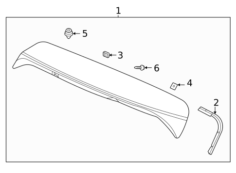 Spoiler for 2023 Acura MDX #0