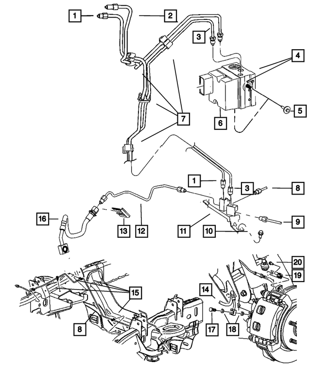 55398142AE - : Brake Tube, Primary for Mopar Image