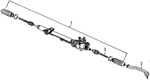 LB8232110R0C - Steering: Steering Gear for Mazda: MPV Image