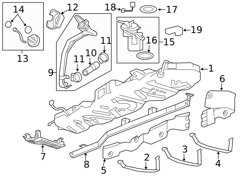 Hardware, Fasteners & Fittings for 2011 Chevrolet Traverse #0