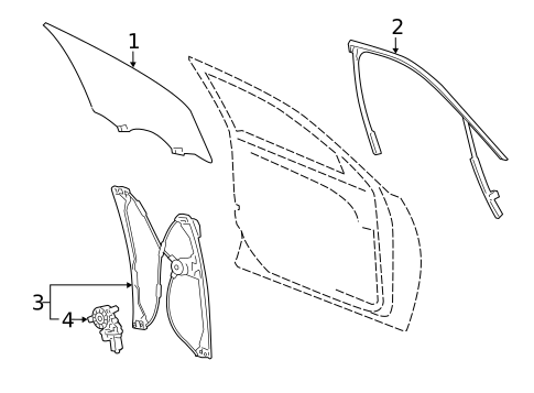 Front Door for 2010 Saab 9-5 #1
