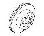 12338387 - Brakes: Disc Brake Rotor for Hummer: H1, H2 Image image