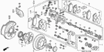 1473ST7010 - Chassis: CALIPER SET, RR. for Honda Image