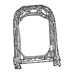 68578003AA - Body: Seat Back Frame for Ram: 1500 Image