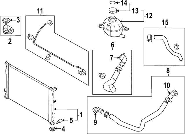 25333D3000 - : Radiator Assembly Upper Bracket for Kia Image