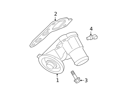 Oil Cooler for 2005 Mercury Mountaineer #0