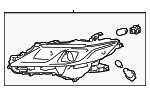 8115006G10 - : Headlamp Assembly - DRIVERS SIDE for Toyota: Camry Image