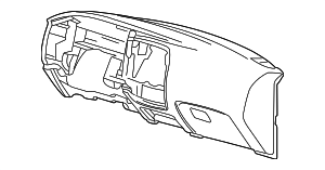 1F706035030 - : Instrument Panel for Mazda: B2300, B3000, B4000 Image