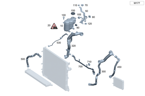 High-Temperature Cooling Circuit for 2026 Mercedes-Benz AMG GT 55 #0