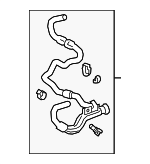 G922711010 - : Hose Assembly for Lexus: LC500h Image