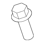 90119A0100 - Body: Linkage Assembly Bolt for Scion: iQ | Toyota: 4Runner, bZ4X, Corolla, Corolla Cross, Crown, Crown Signia, GR Corolla, Grand Highlander, Highlander, Land Cruiser, Mirai, Prius, Prius AWD-e, Prius C, Prius Prime, Prius V, RAV4, RAV4 Prime, Sequoia, Sienna, Tacoma, Tundra, Venza Image