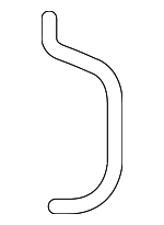 9009933080 - Body: Windshield Washer Hose for Toyota Image image