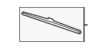 8521253081 - Body: Wiper Blade for Toyota: 4Runner, Camry, Highlander Image