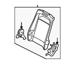 9S4Z6361019A - Body: Seat Back Frame for Ford: Focus Image