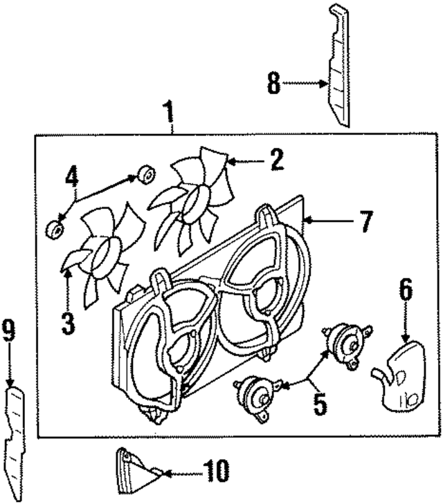 214813J960 - : Fan Assembly for Infiniti Image