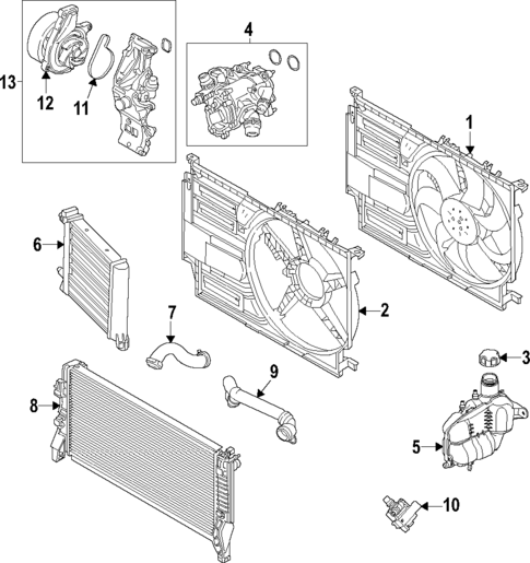 Cooling System for 2024 BMW X1 #0