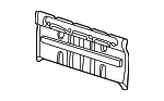 F81Z2540374BAA - Body: Back Panel for Ford: F-250 Super Duty, F-350 Super Duty, F-450 Super Duty, F-550 Super Duty Image
