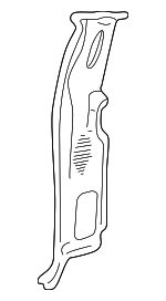 F81Z25278D13AAC - Body: Corner Trim for Ford: F-250 Super Duty, F-350 Super Duty, F-450 Super Duty, F-550 Super Duty Image