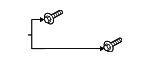 N10780501 - Engine: Engine Mount Support Bracket Bolt for Porsche Image