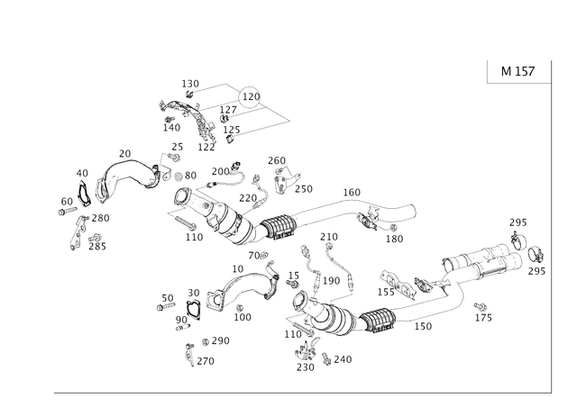 9914370 - Exhaust System: Spring Clip for Mercedes-Benz Image image