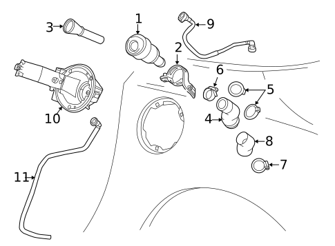 Fuel System Components for 2015 Chevrolet Corvette #1